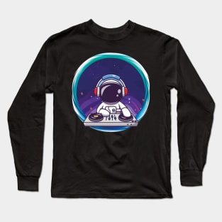 DJ Astronaut Long Sleeve T-Shirt